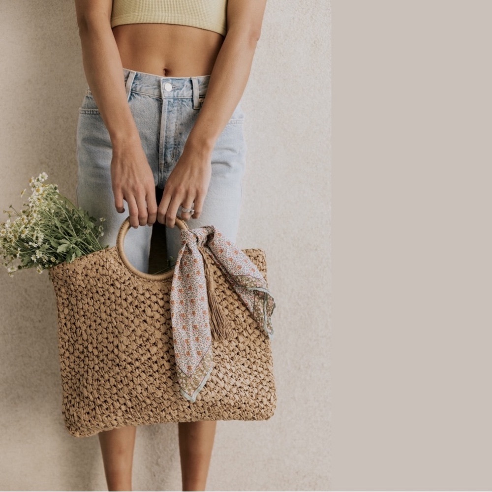Straw Handbag - Picture 3 of 10